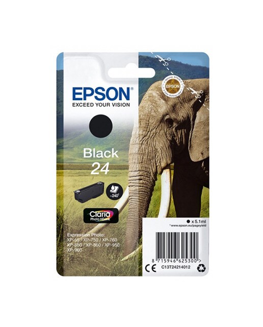 Cartucho original Epson T24 Negro (C13T24214012) 1