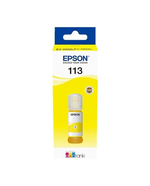 Botella de tinta original Epson 113 Amarilla (C13T06B440) 1