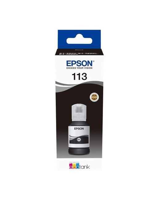 Botella de tinta original Epson 113 Negro (C13T06B140) - Negro Negro-1