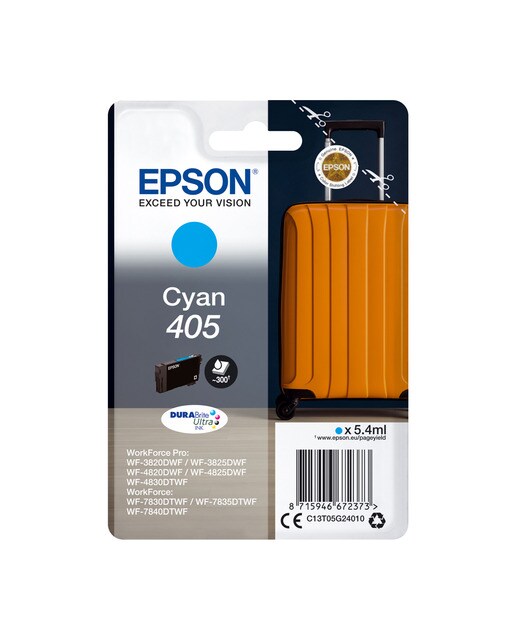 Epson - Cartucho original Epson 405 Cian (C13T05G24010).