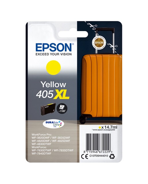 Cartucho de tinta original Epson 405 XL amarillo (C13T05H44010) 1