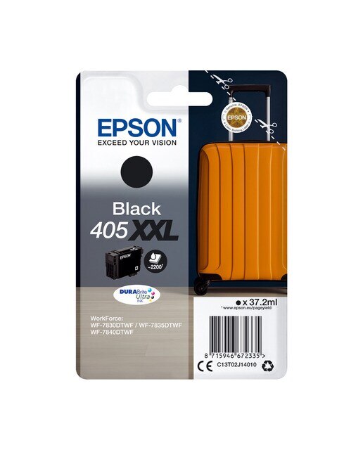 Cartucho de tinta original Epson 405 XXL negro (C13T02J14010) 1