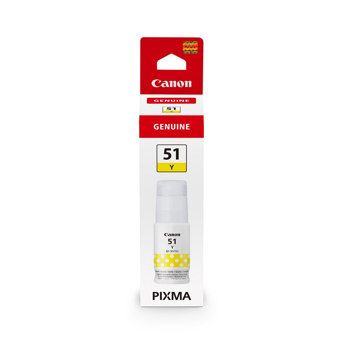 Botella de tinta original Canon GI-51 Y amarillo (4548C001) 2