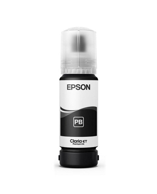 Botella de tinta original Epson EcoTank 114 negro foto (T07B140) 2