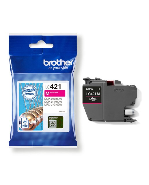 Imagen 0 de Cartucho de tinta original Brother LC421BM magenta