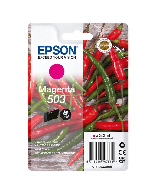 Cartucho de tinta original Epson 503 magenta (T09Q340) 1
