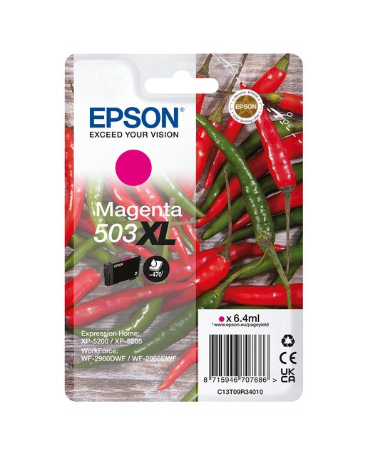Cartucho de tinta original Epson 503 XL magenta (T09R340) 1