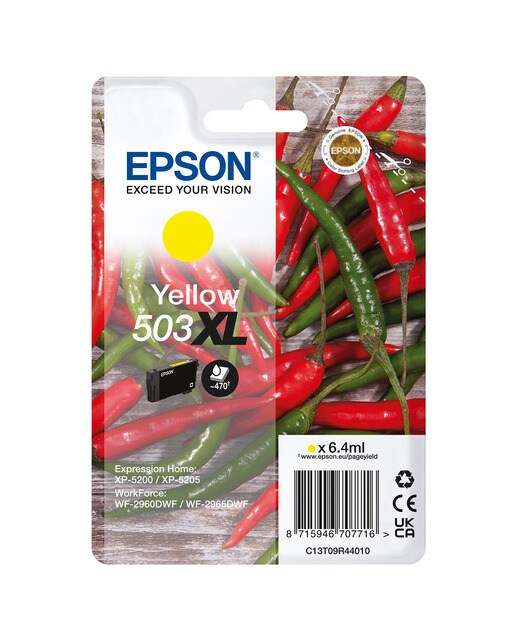 Cartucho de tinta original Epson 503 XL amarillo (T09R440) 1