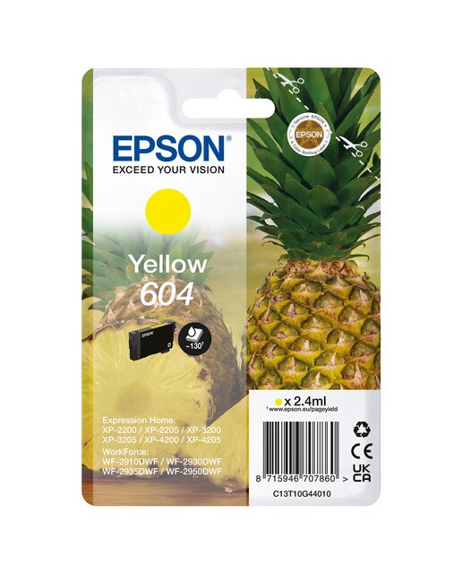 Cartucho de tinta original Epson 604 amarillo (T10G440) 1