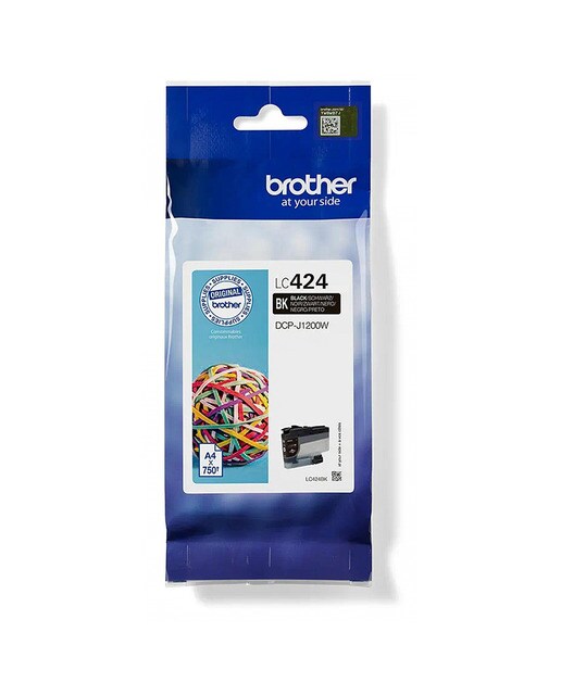 Imagen 0 de Cartucho de tinta original Brother LC424 Negro (LC424BK)