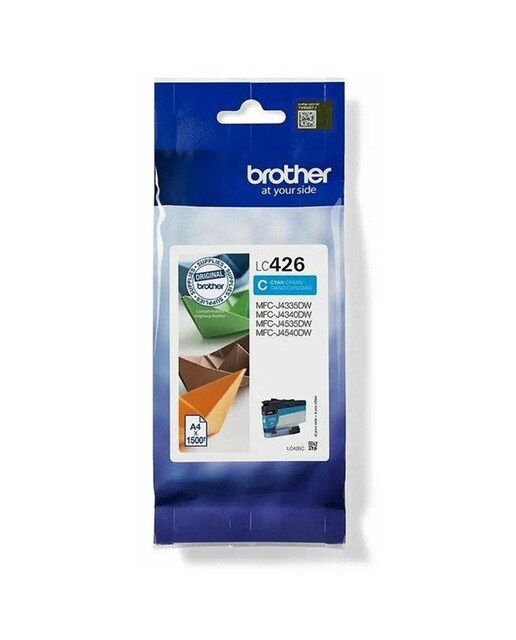 Imagen 0 de Cartucho de tinta original Brother LC426 Cian (LC426C)