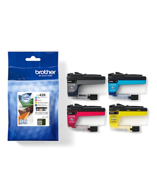 Pack 4 Cartuchos de tinta original Brother LC426 Multicolor (LC426VAL) 1