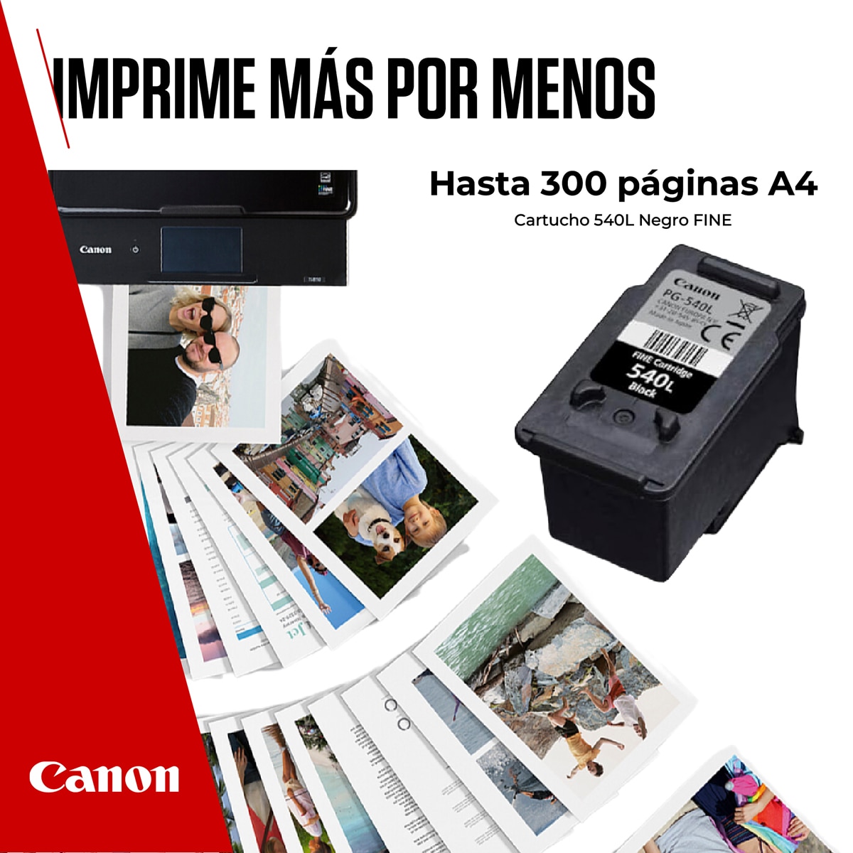 Cartucho de tinta original Canon PG-540L negro (5224B001) 5