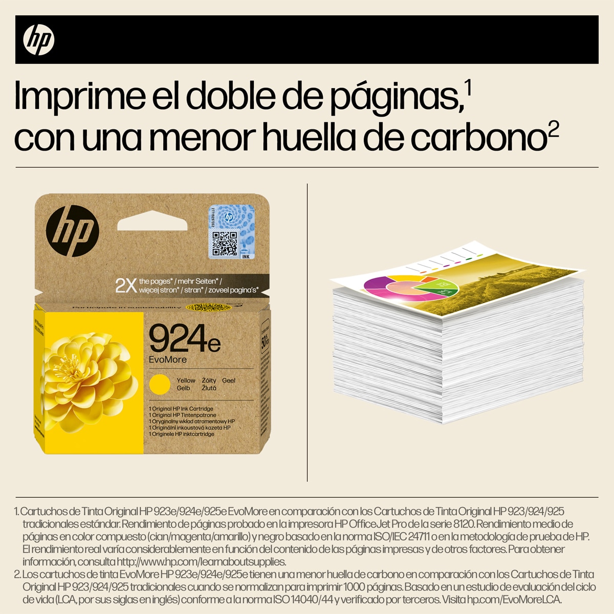 Cartucho de tinta original HP EvoMore 924e amarillo (4K0U9NE) 7