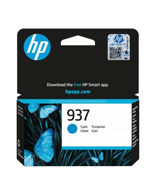 Imagem 0 de Tinteiro HP 937 - Cian (4S6W2NE)