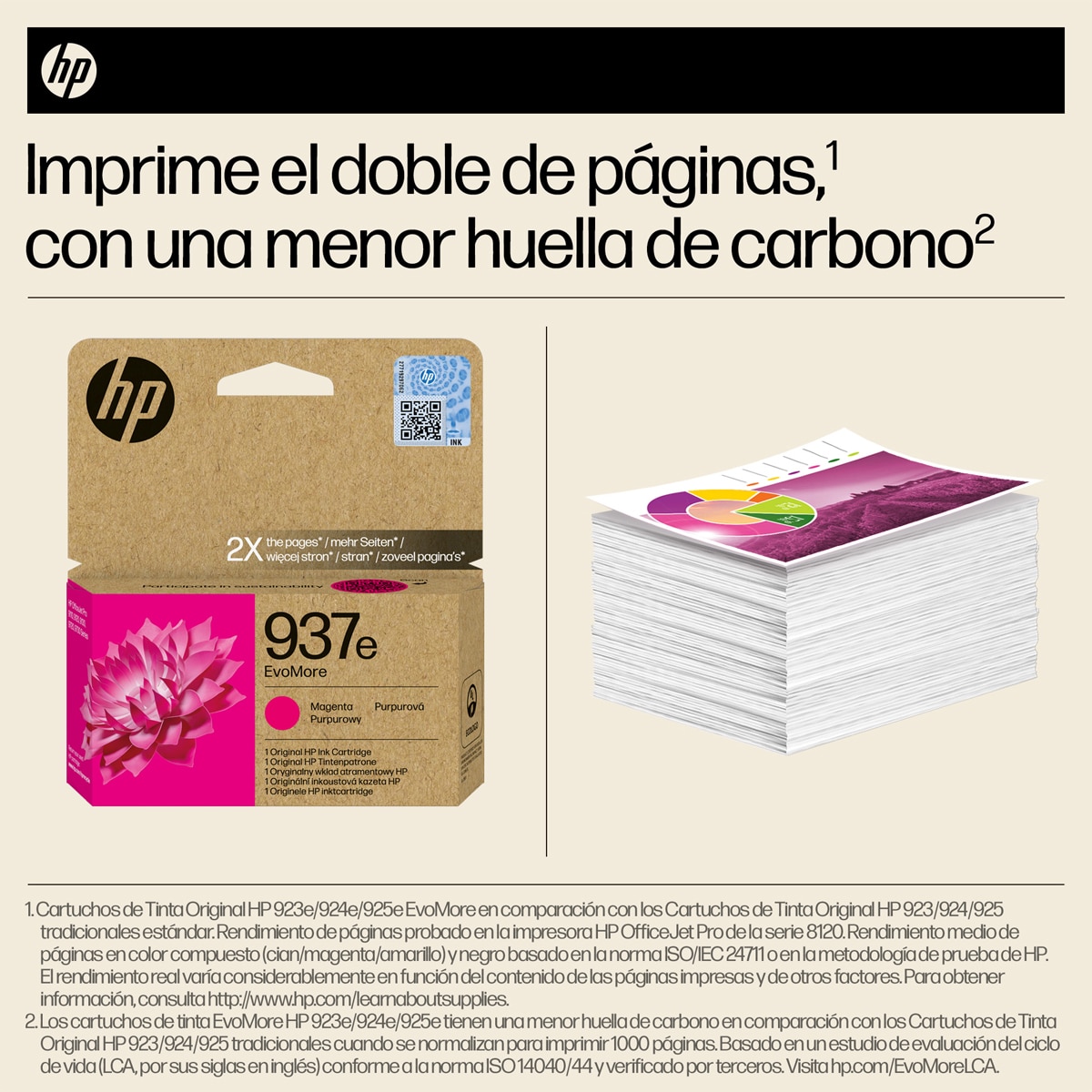 Cartucho de tinta original HP EvoMore 937e magenta (4S6W7NE) 7