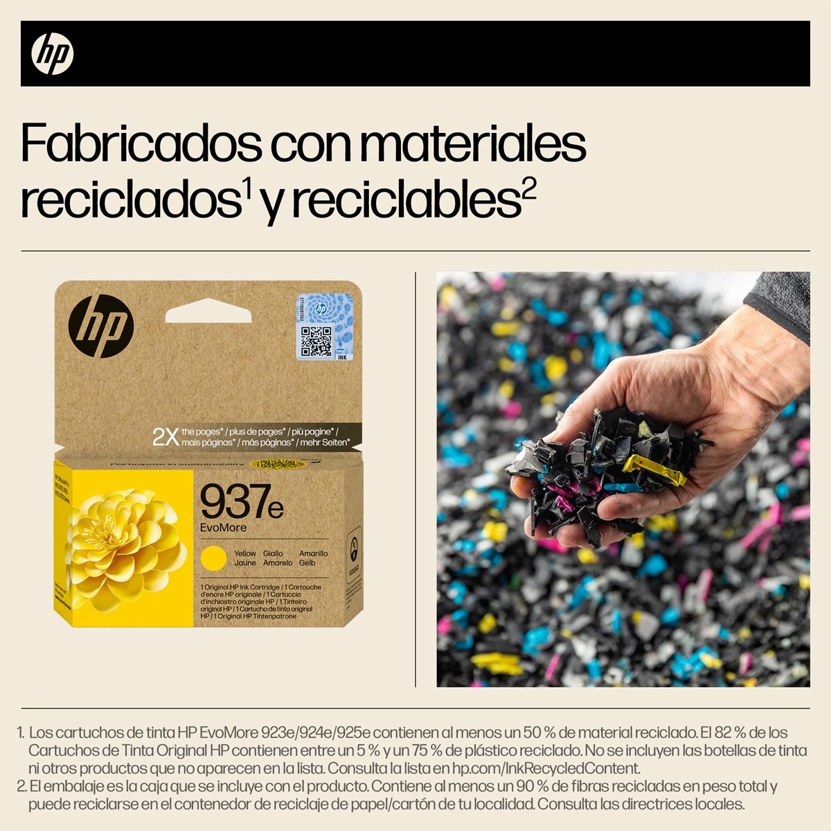 Cartucho de tinta original HP EvoMore 937e amarillo (4S6W8NE) 5