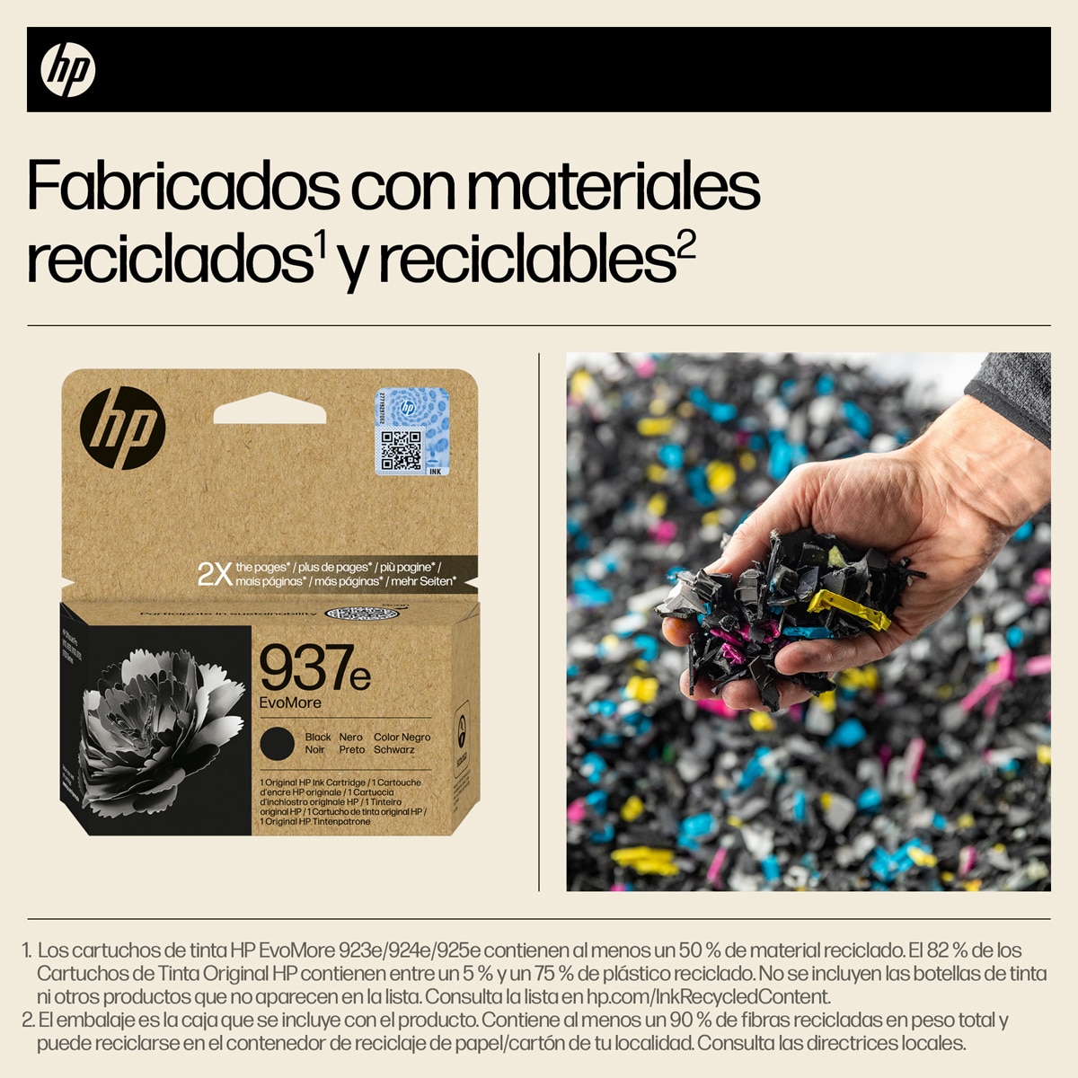 Cartucho de tinta original HP EvoMore 937e negro (4S6W9NE) 5