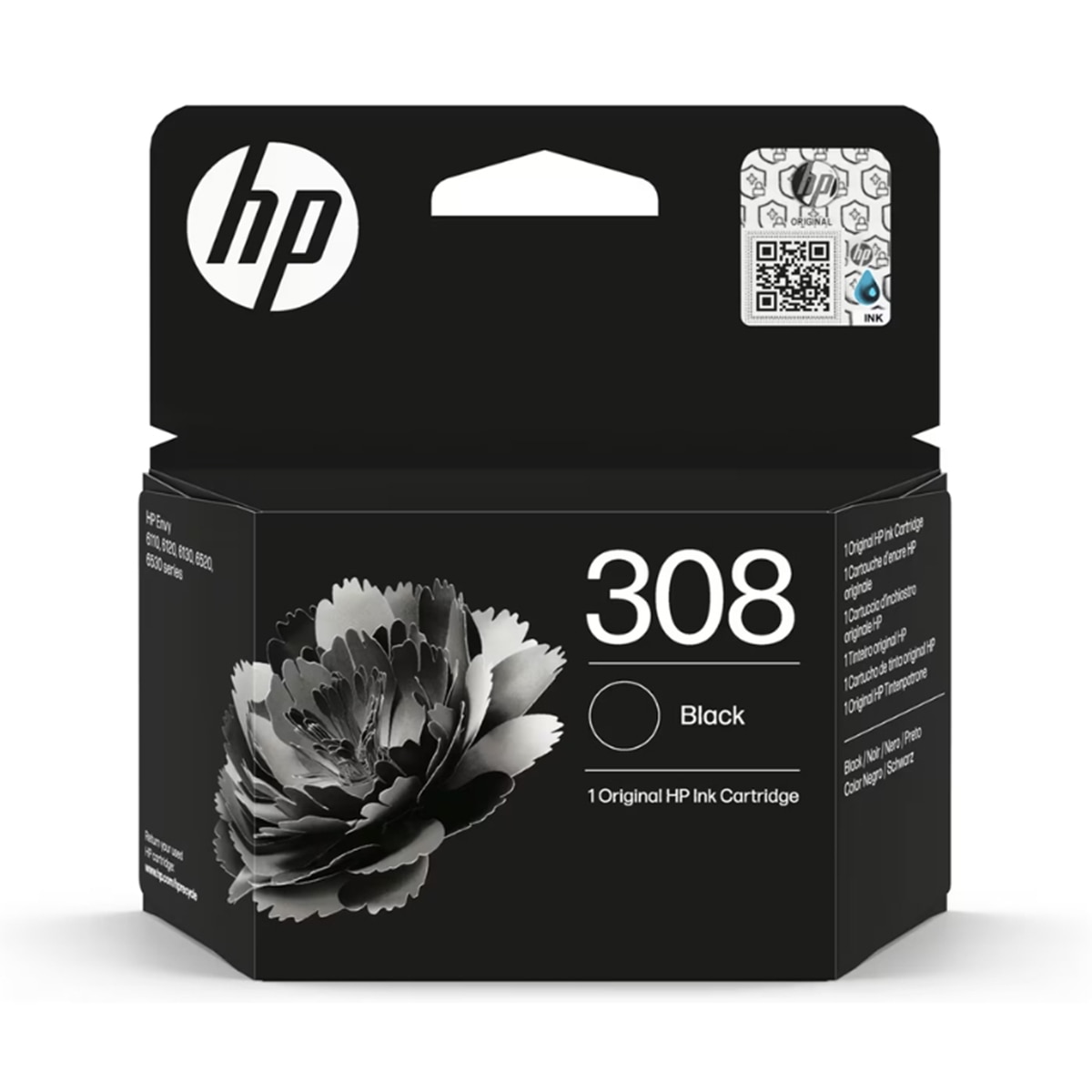 Imagen 0 de Cartucho de Tinta Original HP 308 negro (7FP21UE)