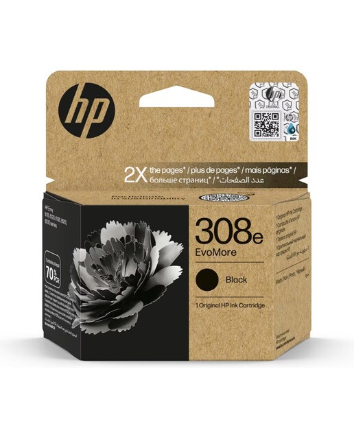 Imagem 0 de Tinteiro HP EvoMore 7FP22UE 308e - Preto