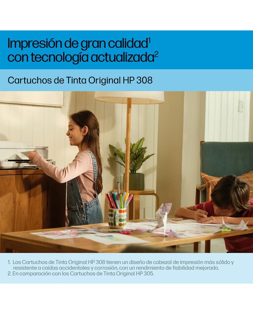 Tinteiro HP EvoMore 7FP22UE 308e - Preto 5