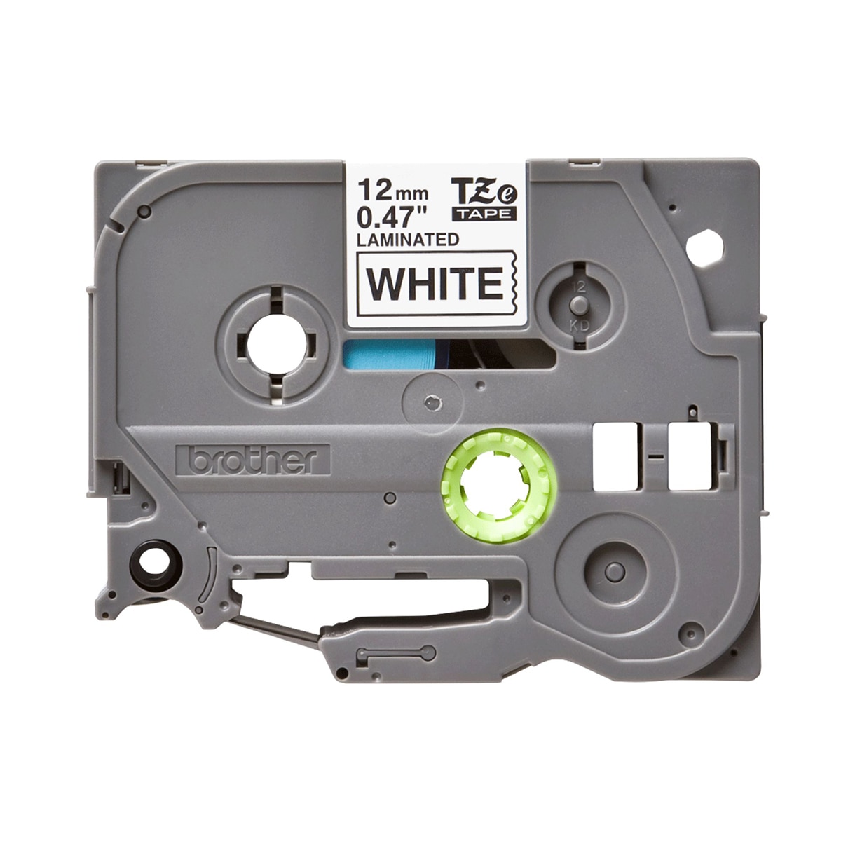 Cinta laminada Brother TZe231 para rotuladoras electrónicas Blanco-2