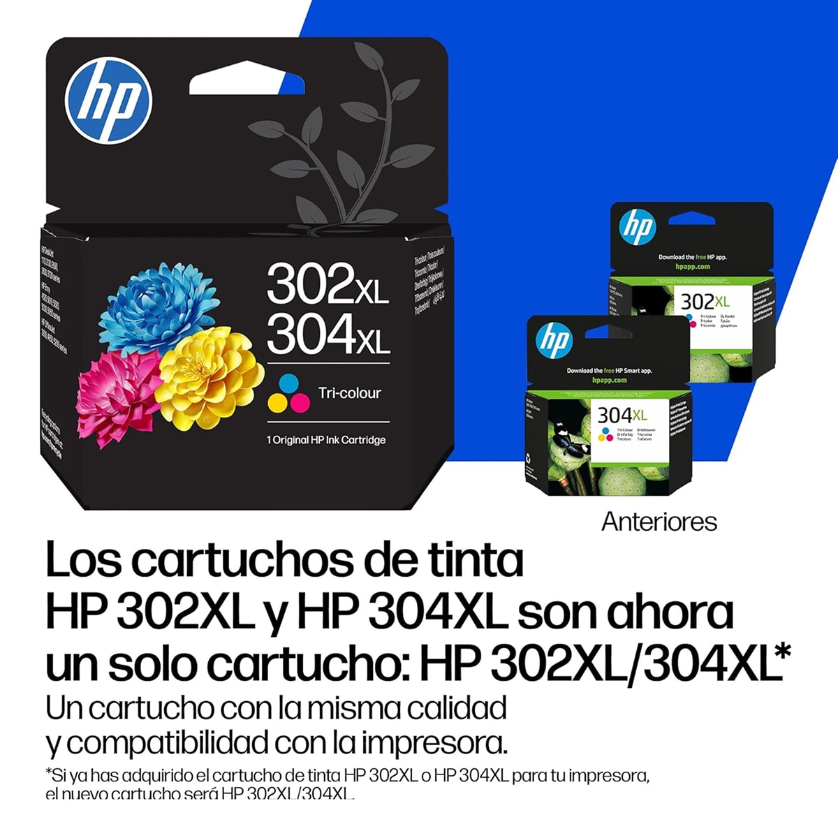 Cartucho de tinta original HP 302XL/304XL negro 2