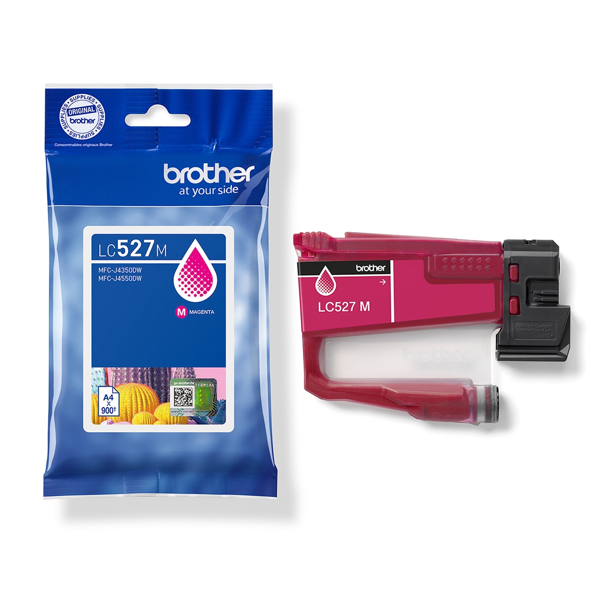 Cartucho original Brother LC527M magenta 3