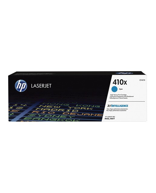 Tóner original HP 410X cian (CF411X) 1