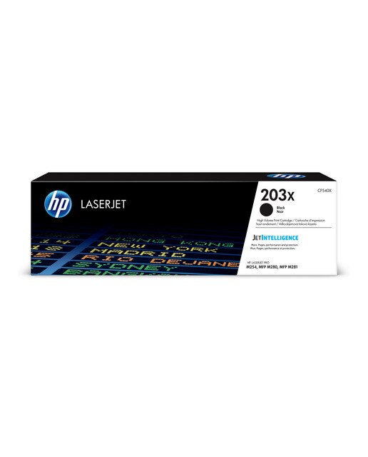 Tóner original LaserJet HP 203X negro (CF540X) 1