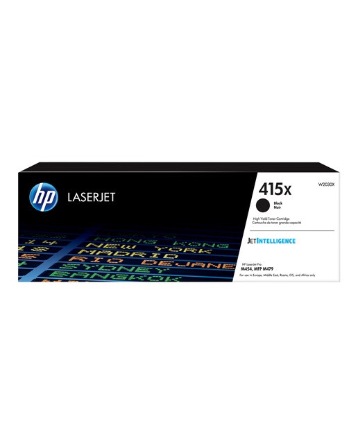 Imagen 0 de Tóner original HP LaserJet 415X Alta capacidad negro (W2030X)