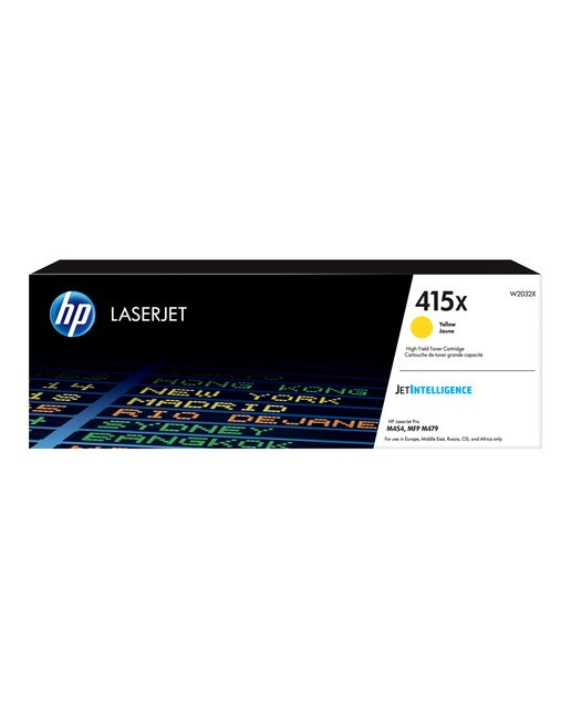 Tóner original HP LaserJet 415X Alta capacidad amarillo (W2032X) 1