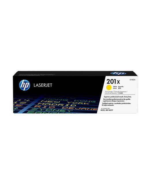 Tóner original LaserJet HP 201X amarillo (CF402X) 1