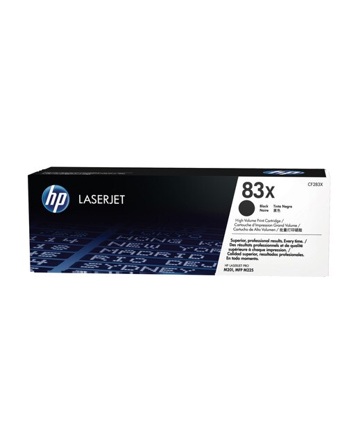 Tóner original LaserJet HP 83X Alta capacidad negro (CF283X) 1