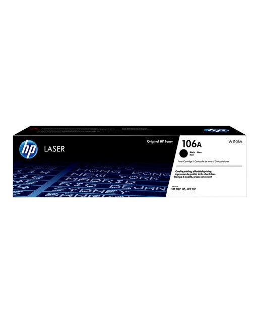 Imagen 0 de Tóner original HP LaserJet 106A negro (W1106A)