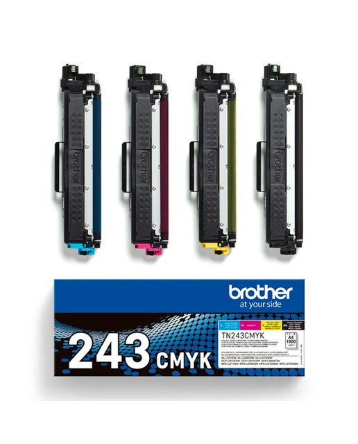 Pack de 4 Tóner originales Brother TN-243CMYK negro, cian, magenta y amarillo (TN243CMYK) 2