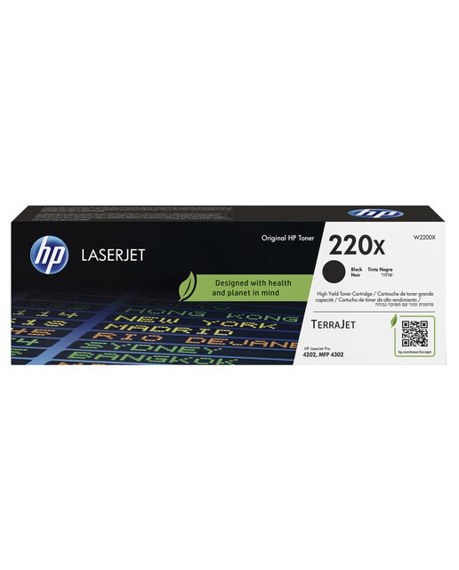 Tóner original HP LaserJet 220X Alta Capacidad negro (W2200X) 1