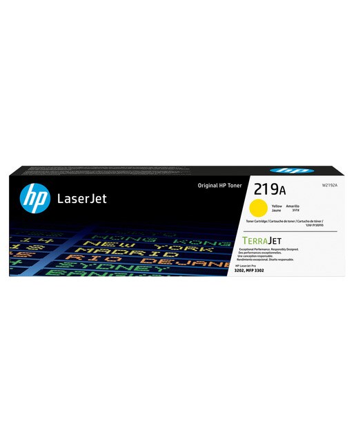 Imagen 0 de Tóner original HP LaserJet 219A (W2192A) amarillo
