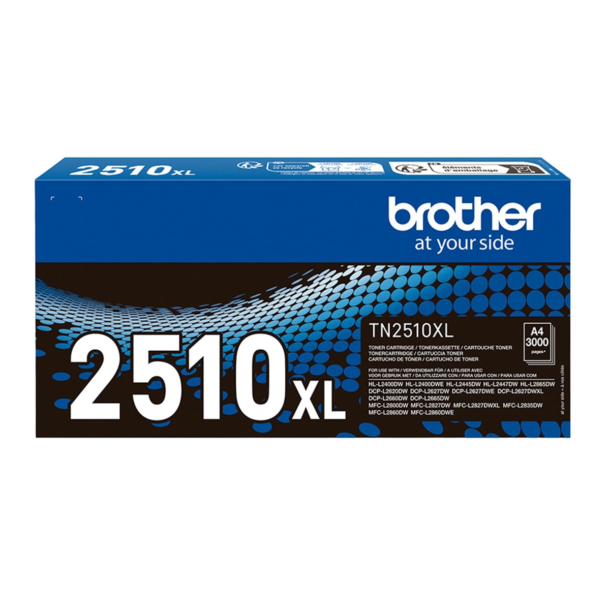 Imagen 0 de Tóner original Brother TN2510XL negro