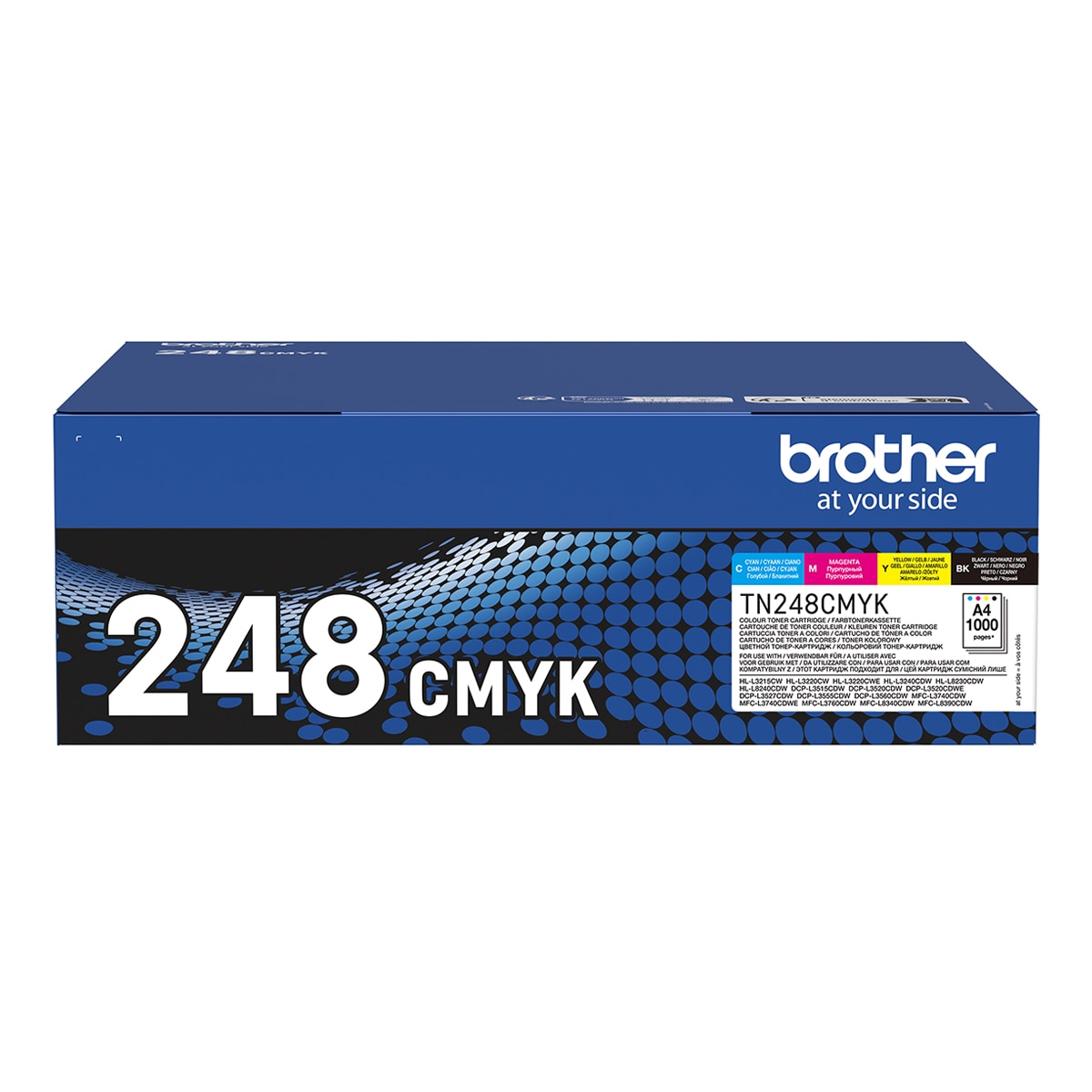 Imagen 0 de Pack de 4 Tóner originales Brother TN248 multicolor (TN248VAL)