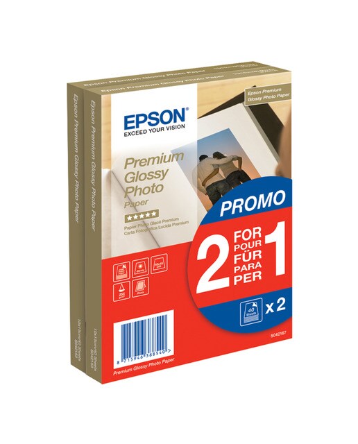 Imagen 0 de Papel Epson Premium Glossy Photo Paper 10x15 cm