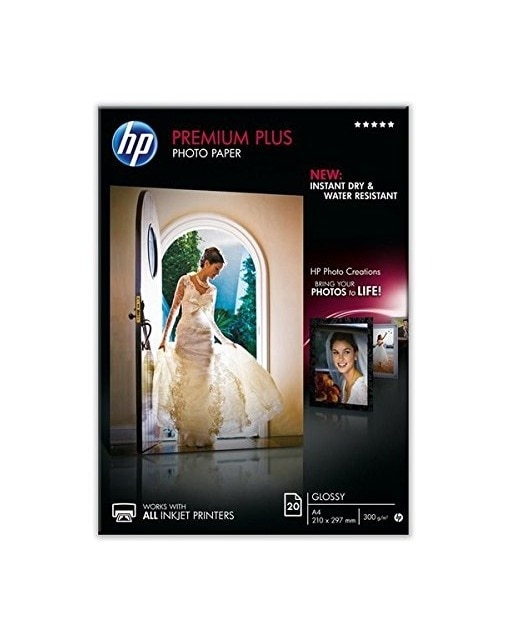 Imagen 0 de Papel Fotográfico HP Satinado Premium Plus A4 300 g 20 hojas