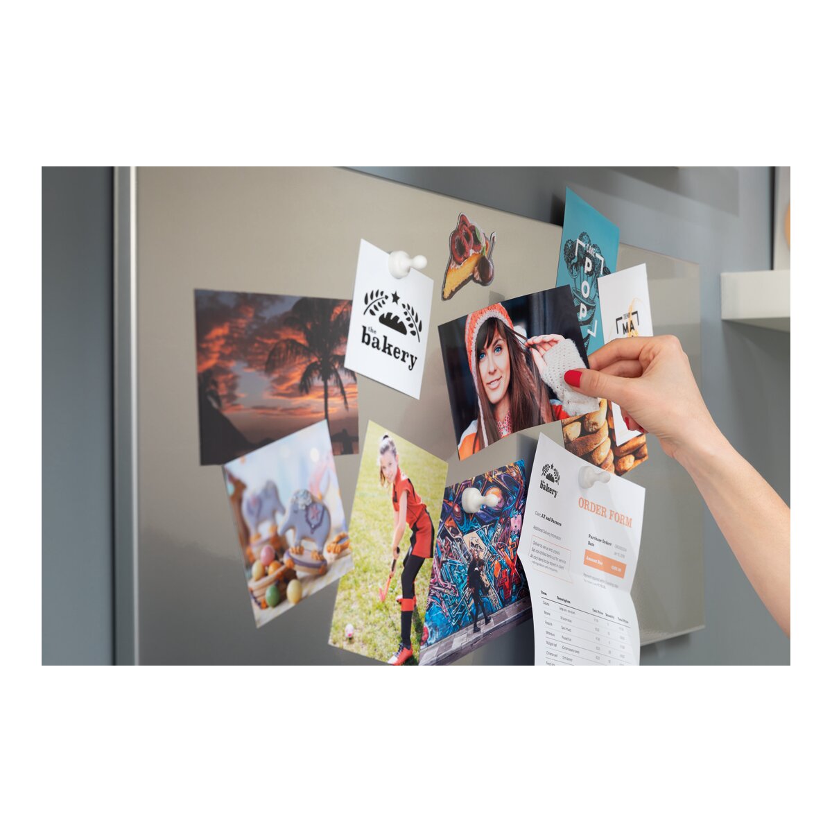 Papel fotográfico magnético Canon MG 101, 10x15cm, 670 g/m2, 5 hojas 3