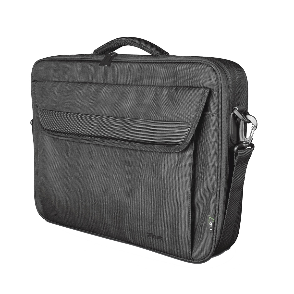 Maletín negro Trust Atlanta ECO para portátiles hasta 15,6" Negro-1