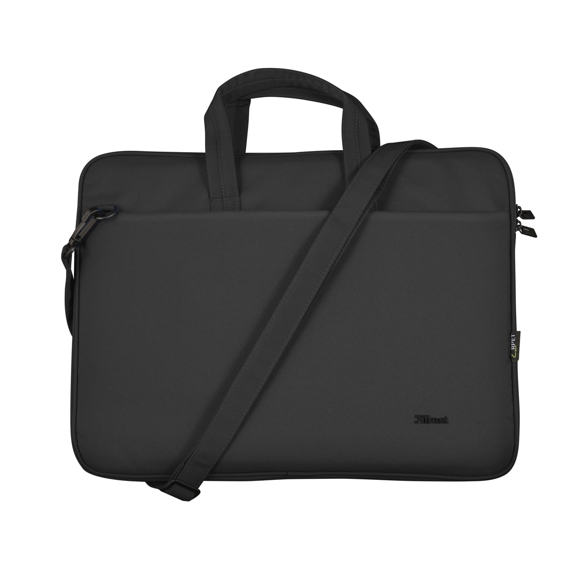 Maletín negro Trust Bologna ECO para portátiles hasta 16" Negro-3