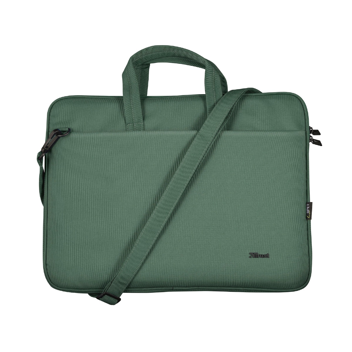 Maletín verde Trust Bologna ECO para portátiles hasta 16" Verde-3