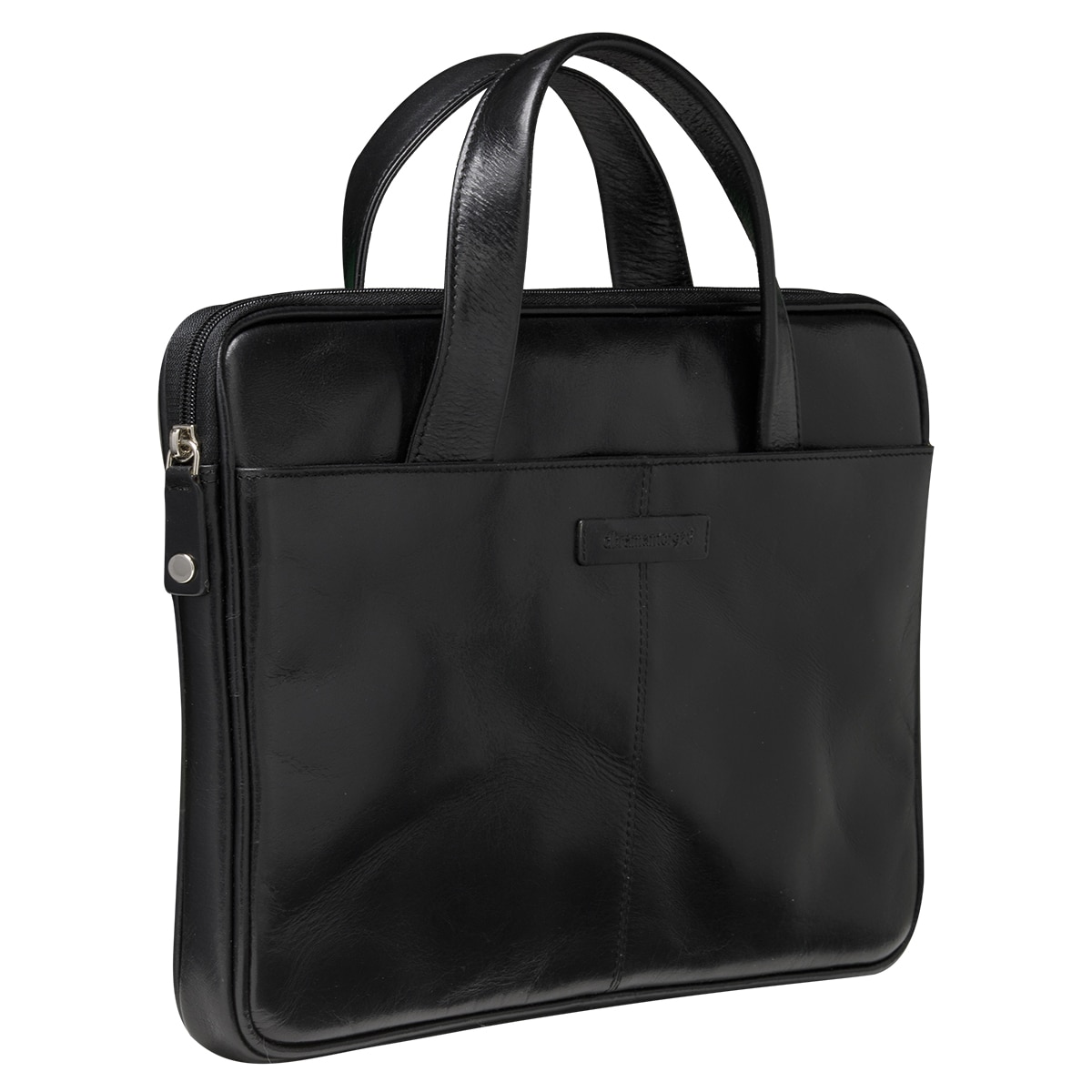 Maletín de piel dbramente1928 Silkeborg negro para portátiles de 13" Negro-2