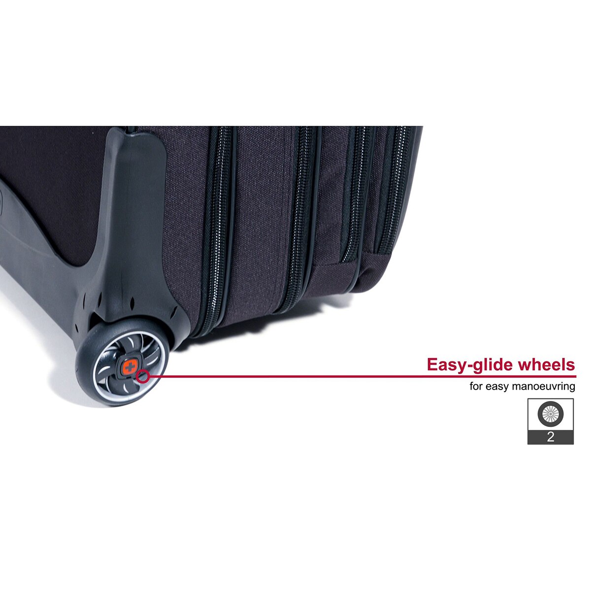 Trolley con ruedas Wenger Patriot negro para portátiles de 17" Negro-13