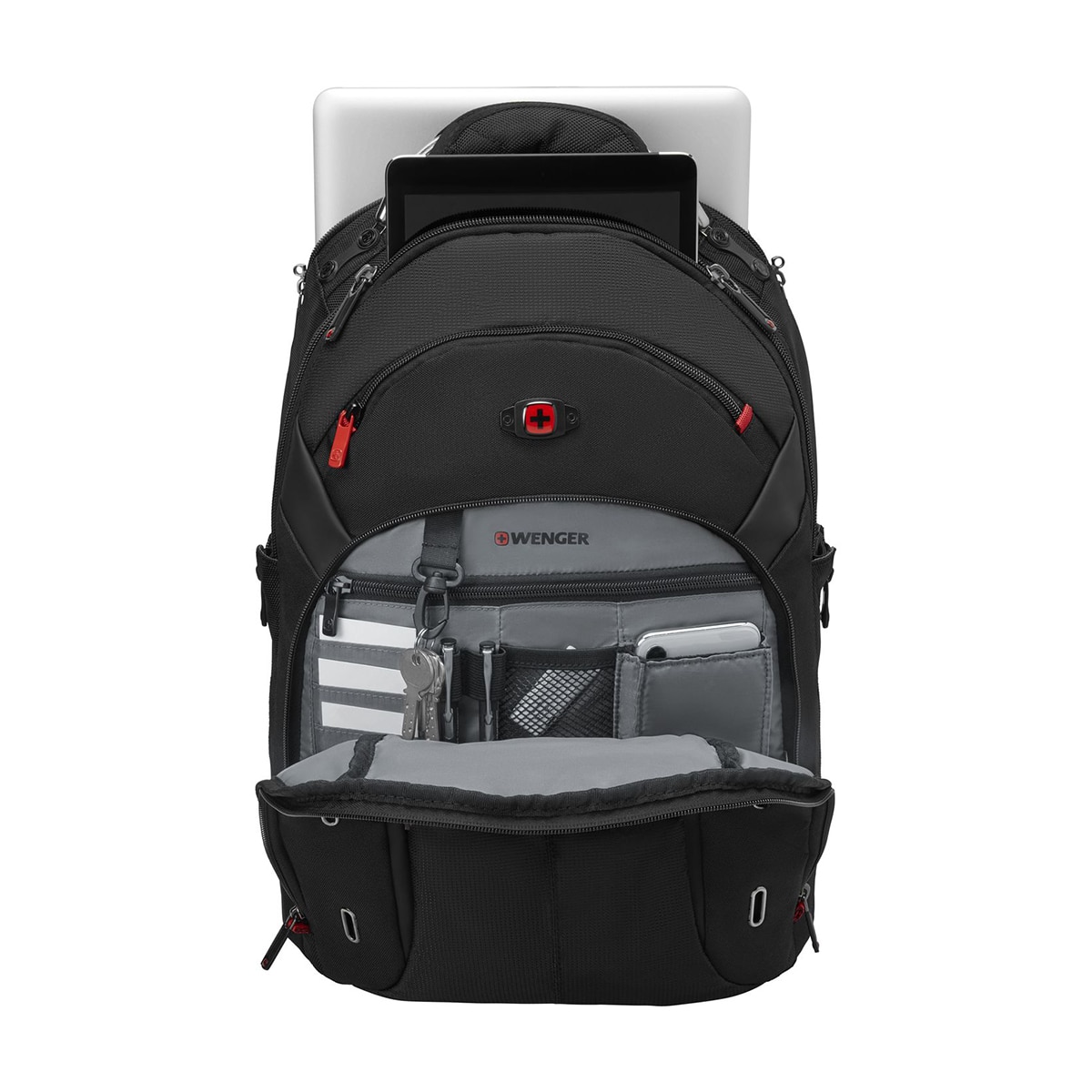 Mochila Wenger Gigabyte negra para portátiles de 16" Negro-5