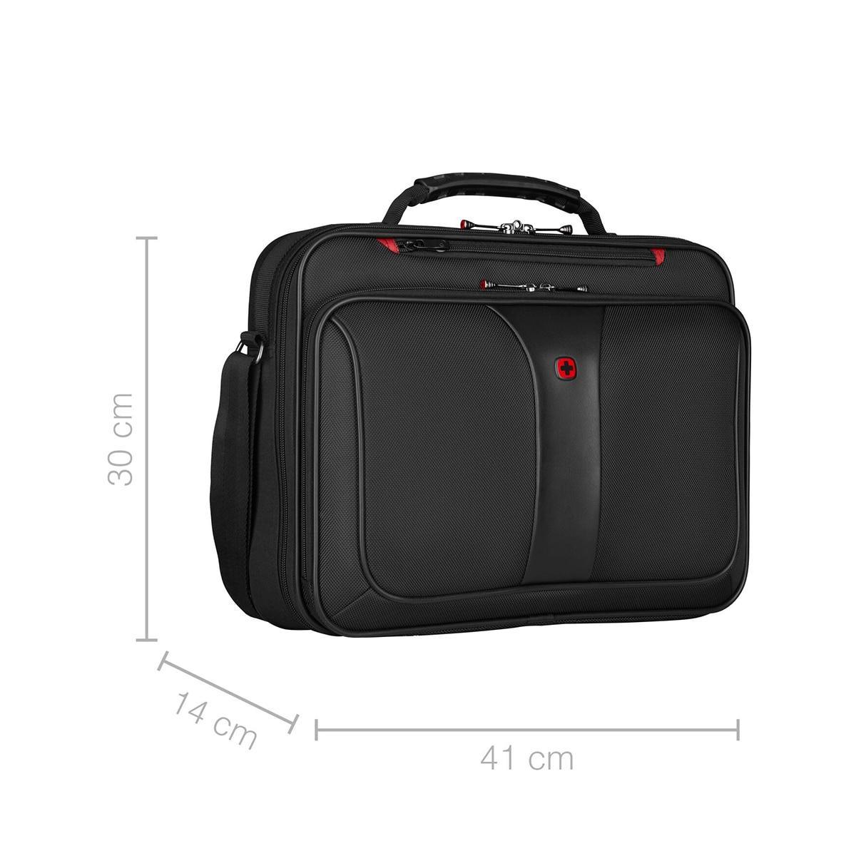 Maletín Wenger Legacy negro para portátiles de 16" Negro-8